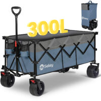 Chariot De Courses Pliable Berger - 30kg Charge - 42x40x37cm - Roulettes Extérieur