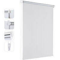 Sekey – Store enrouleur occultant sans perçage 40x130cm – Tissu polyester robuste – Installation rapide sans outils – Protection contre la chaleur