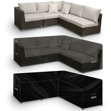 Futura Weatherproof Furniture Cover 255x255x80cm V Shaped Outdoor Garden Furniture Cover