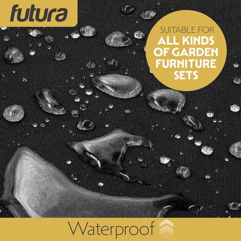 Futura Weatherproof Furniture Cover 255x255x80cm V Shaped Outdoor Garden Furniture Cover