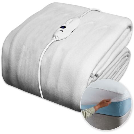 Dreamcatcher Single Electric Blanket Luxury Polyester, Double Bed 90 x 190cm Electric Heated Blanket