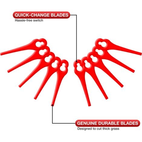 Terratek Replacement Grass Strimmer Blades 20 Pack