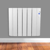 Futura 900W Oil Filled Electric Radiator Panel Heater 24/7 Day Timer Lot 20 Wall Mounted Low Energy Retention Heater