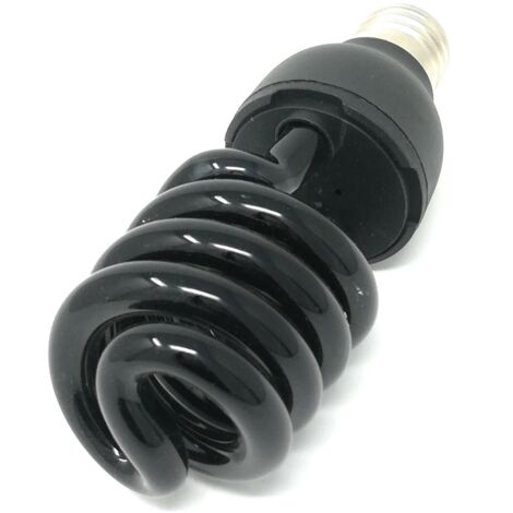 Lampadina A Spirale Uv Luce Nera Da 28W Per Discoteca Feste Effetto Fluorescente (1/4)