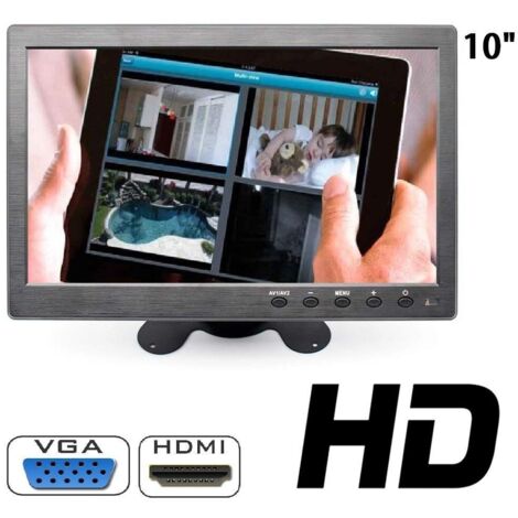 Monitor 10.1 Pollici HD LCD Display Led TFT VGA AV BNC HDMI peso circa 680 gr (1/4)