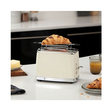 Grille-pain Russell Hobbs, 4 tranches, nid d'abeille
