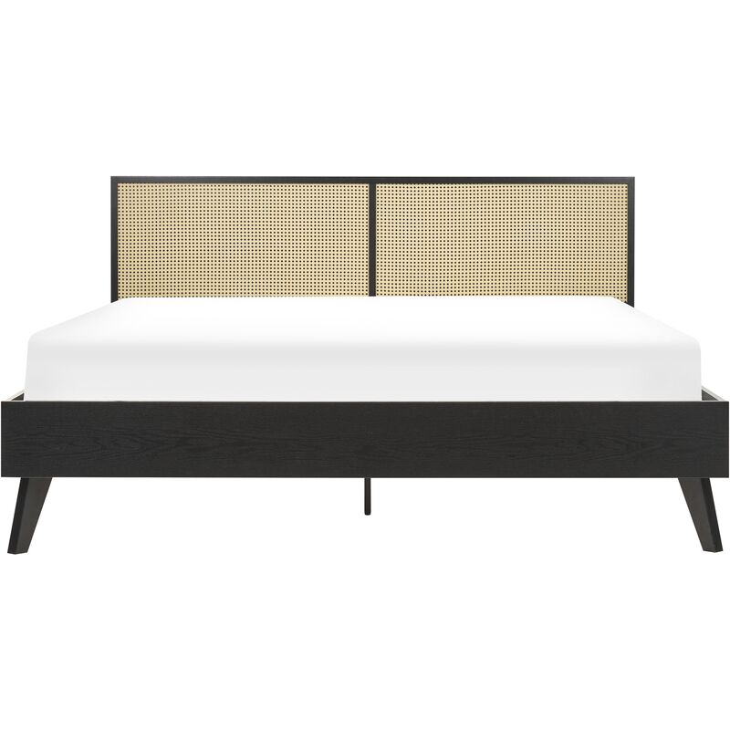 Letto matrimoniale legno chiaro 160 x 200 cm MONPAZIER 