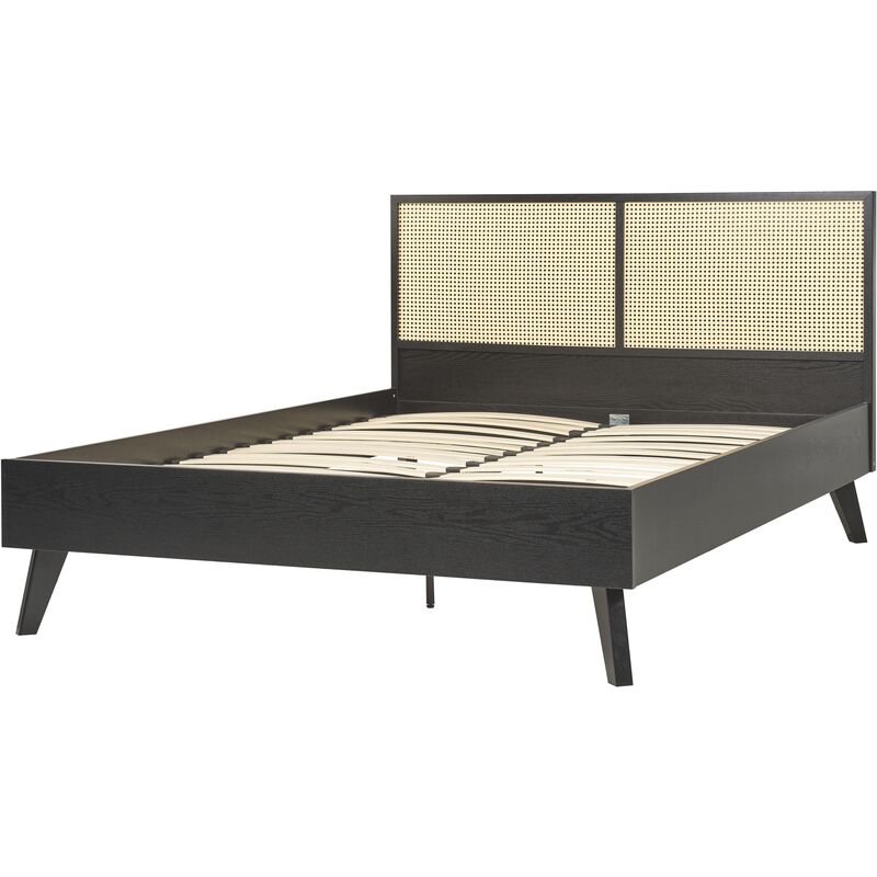 Letto matrimoniale legno chiaro 140 x 200 cm MONPAZIER 