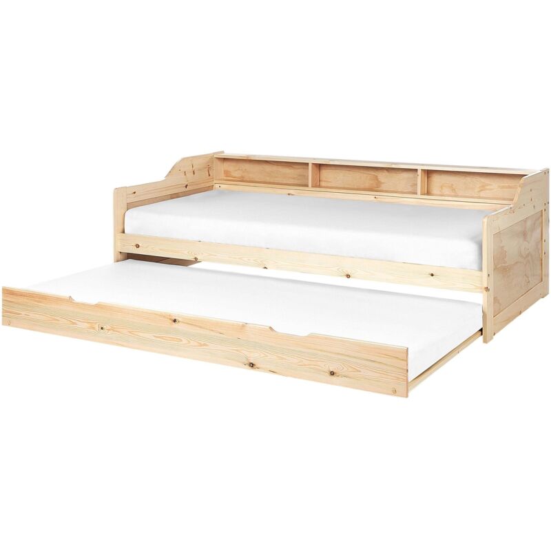 DUMOS Letto Matrimoniale In Tessuto Con Testiera Regolabile – Struttura A Piattaforma In Legno, Robusta E Silenziosa (Fino A 362 Kg) – Senza Rete A Molle - 3