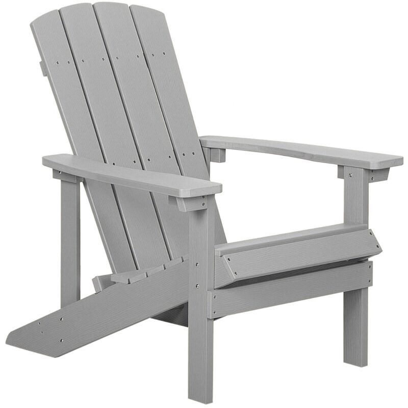 EASYCOMFORT Sedia a Dondolo Stile Rustico Adirondack in Legno di Abete