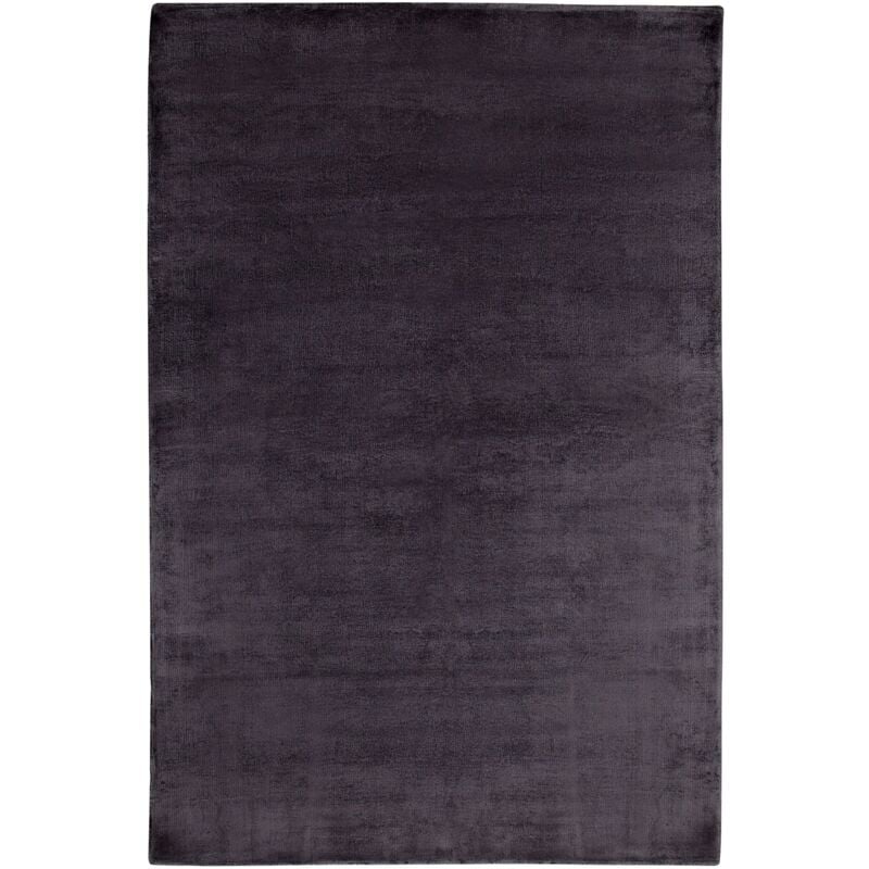 Tappeto grigio scuro 140 x 200 cm a pelo corto ADATEPE