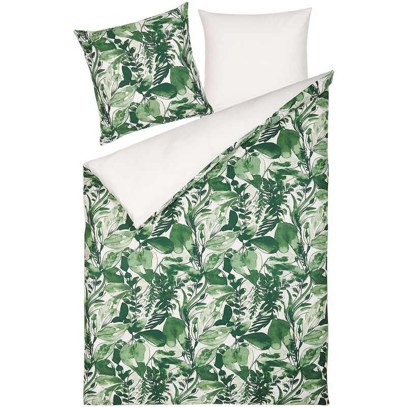 Set biancheria da letto in bambù verde pietra Zen Set copripiumino stampa  acqua naturale federa copripiumino