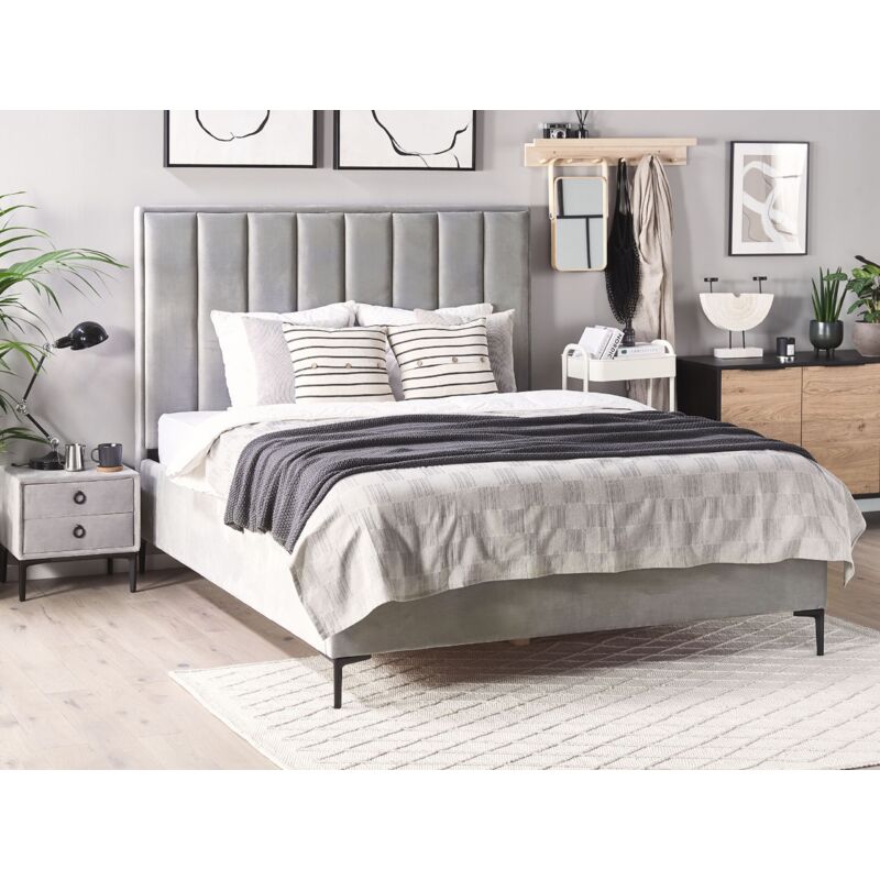 Letto Matrimoniale Contenitore 180x200 Cm Con USB/Type-C, 2 Comodini Cassetti, Testiera Con Vano, Struttura In Legno E Ferro