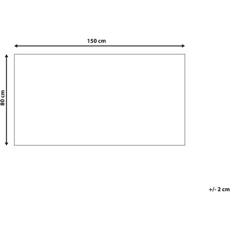 Tappeto per la cameretta dei bambini Stampa bradipo a tre dita 80 x 150 cm  Blu