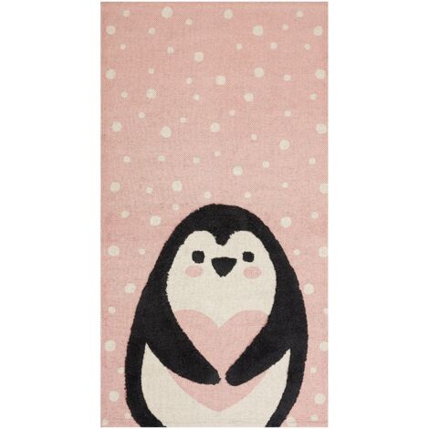 Copripiumino Per Bambini A Forma Di Pinguino, 135x200 Cm, In Microfibra 100% Morbida, Federa 80x80 Cm Inclusa, Stampa 3D, Tema Invernale - 2