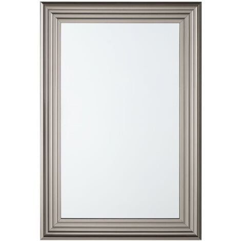 Specchio da parete in color argento 61 x 91 CHATAIN