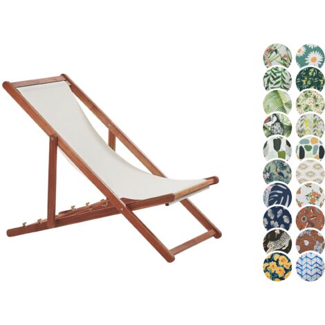 Ricambio Tessuto Per Sdraio Floris - Misura 122x67x46 Cm, Colore Beige, Imbottito Poliestere - Foto 2