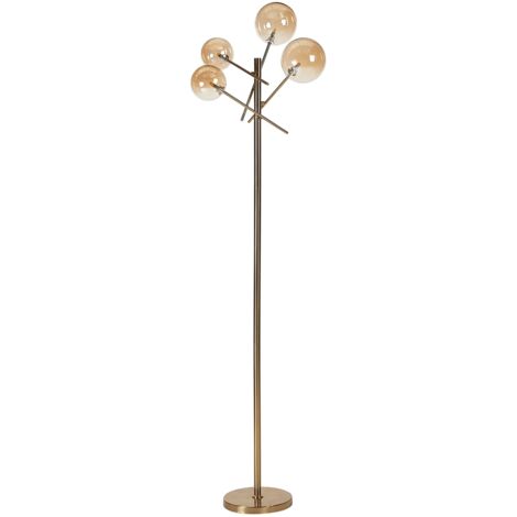 Inspired Deco - Karis - Lampada Da Terra Orientabile 1 Luce E27 Argento