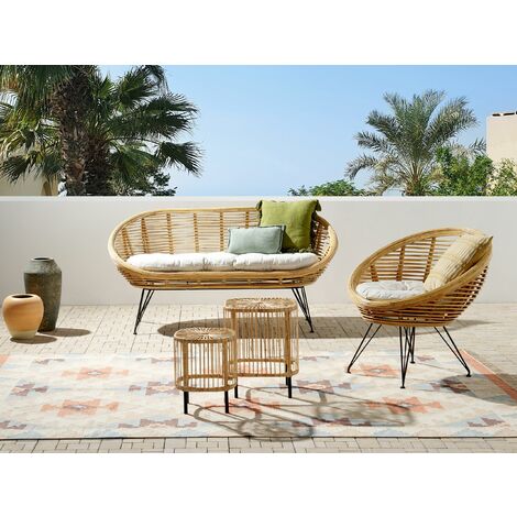 2 Federe Cuscino Boho 40x40 Cm | Cotone Fatto A Mano Con Nappe | Stile Tribale Marocchino | Per Divano E Letto