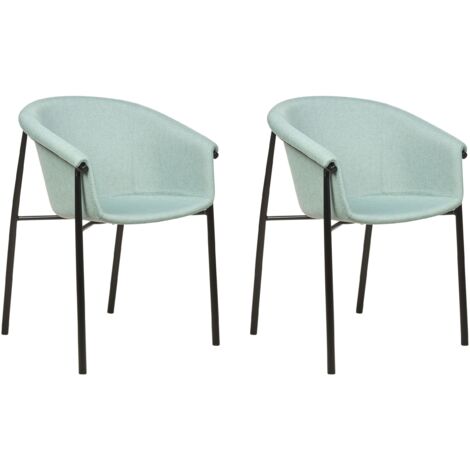Populus Set Di 2 Sedie Da Pranzo In Legno Massello Con Imbottitura In Flanella - Ergonomiche E Resistenti (Fino A 113 Kg) - 2