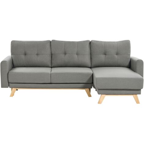 Divano Angolare Panama DOMO Collection - Grigio Scuro 254x186 Cm | Con Funzione Letto E Tessuto Resistente - Foto 8