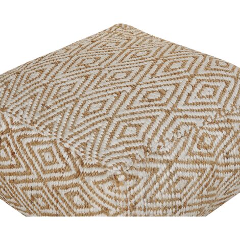 Pouf In Finto Velluto 90x60x60 Cm - Comodo Sgabello Imbottito Per Camera E Soggiorno - Foto 3