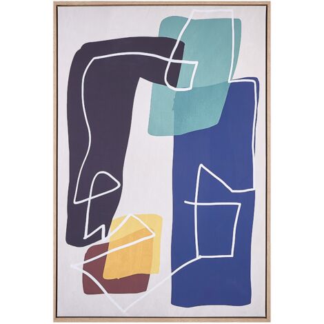 vidaXL Mensola da Parete Multicolore 35x35x100 cm in Legno Recupero