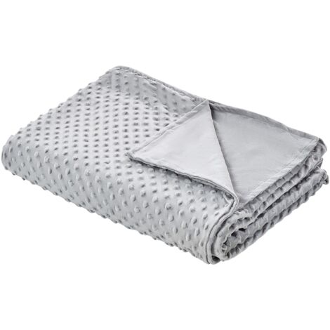 Coperta Ponderata Grigia 155x220 Cm 7 Kg Tessuto