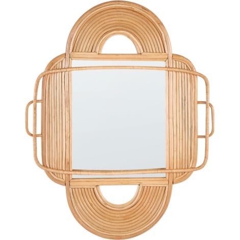 Rettangolare rattan specchio incorniciato di Rattan Specchio Home Decor Boho Rat