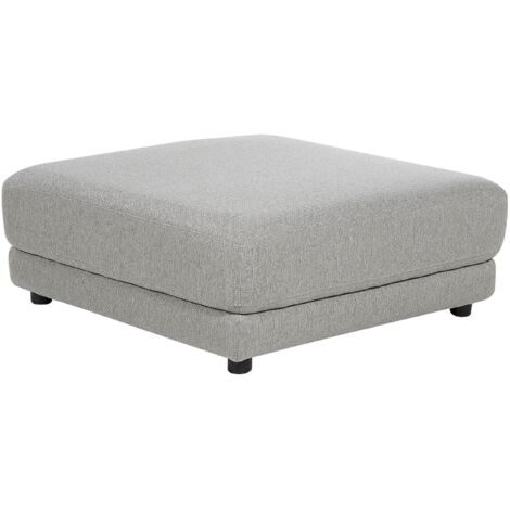 Homescapes Cuscino Quadrato In Tessuto Bouclé Grigio Chiaro – 45x45 Cm, 100% Poliestere, Fodera Con Zip Lavabile, Per Divano O Letto