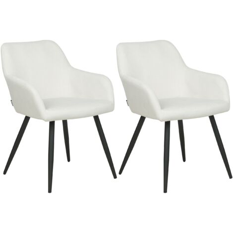 t m c s Tommychairs - Set 4 sedie imbottite con braccioli Jessica per