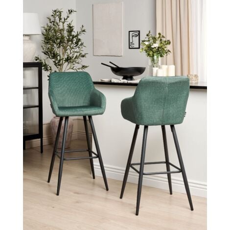 beliani sgabelli bar velluto