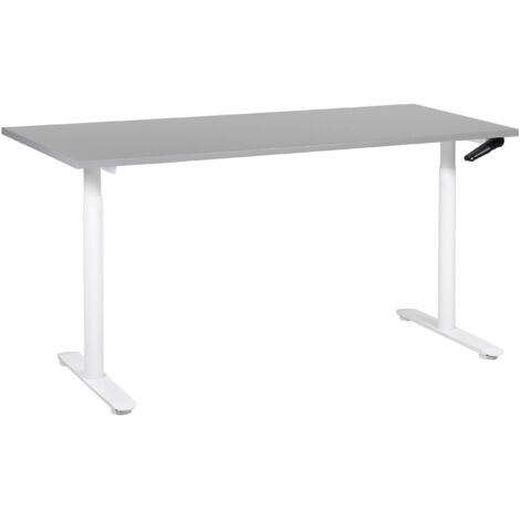 Scrivania Elettrica Regolabile In Altezza 160x61 Cm Con 3 Pannelli – Telaio Robusto, Memoria Preimpostata, Fino A 80 Kg - 2