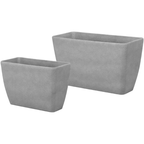 Set di 2 vasi Modern To moderni trepiedi portavaso da esterno ed
