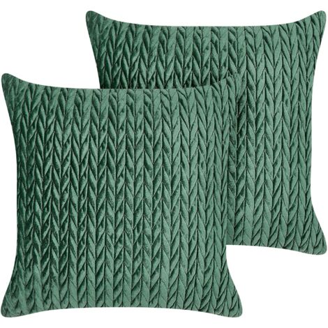 Copriletto Trapuntato Con Cuscini Verde 140 X 210 Cm BABAK | Leroy Merlin - Foto 10