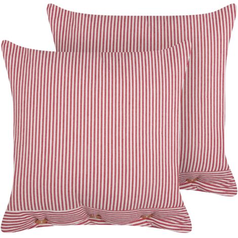 Hengjiang Federa Cuscino 45x45 Cm In Cotone E Lino - Motivo Città Vintage, Stampa Fronte/Retro