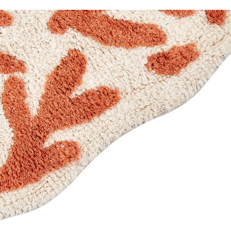 BYJING Art Set di Tende da doccia in tessuto beige con ganci impermeabile astratto arancione-rosso gonna ragazza immagine poliestere lavabile Tende doccia per bagno 200x200cm