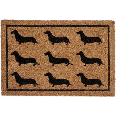 Zerbino In Rete Di Cocco - 40x60cm, Antiscivolo, Per Interni Ed Esterni