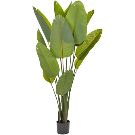 Pianta Artificiale Moderna Con Vaso Bamboo In Materiale Sintetico Da H 130 Cm 87264867
