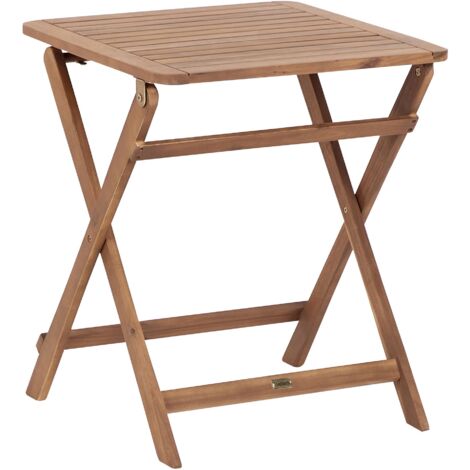 Tavolino Pieghevole In Legno Naturale - Home Vida 67x48x37cm | Tavolino Da Salotto Compatto E Funzionale - Foto 8