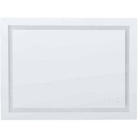 AICA IT Specchio Bagno Rettangolare Da LED 160×80cm, Antiappannamento