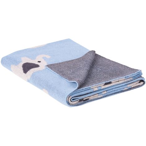 Coperta Ponderata AmazonBasics 4,5kg (104x152cm) Con Set Cover Micro Visone - Dinosauri Blu