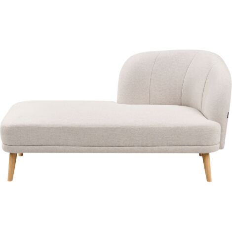 Chaise longue USSEL Velluto Beige