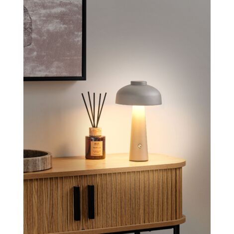 YATOSEEN Lampada da Tavolo a Fungo, Lampada da Scrivania a LED in Vetro, Luce D'atmosfera a Fungo con Temporizzazione USB 3 Colori con Telecomando per Soggiorno Camera da Letto Ufficio