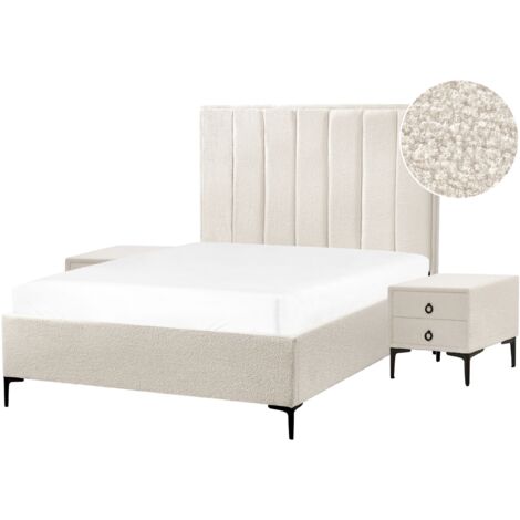 Set 2 comodini haaus Alma, 1 ripiano, Bianco, 40 x 33 x 40 cm | Leroy