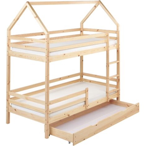 Letto a Castello in Legno di Pino massello - Taburno 2 | ArredaSì