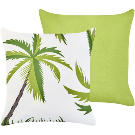 Set Di 2 Cuscini Da Lancio Cuscini Decorativi In Velluto A Coste 43 X 43 Cm Viola Millet 69295715