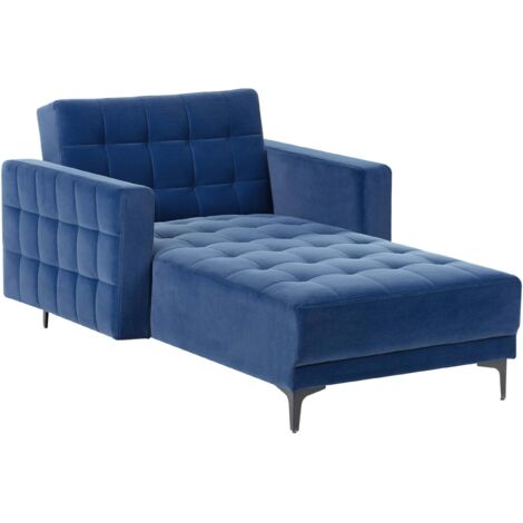 Chaise longue ALNES Velluto Rosso chiaro