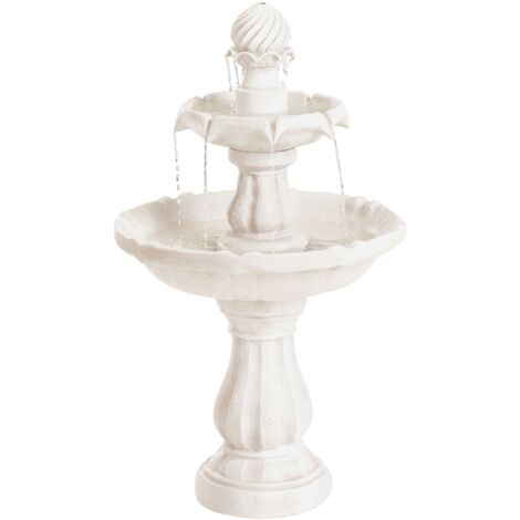 Fontana Da Giardino A Cascata Per Uccelli Con Batteria E Luce LED &ndash; Profi-pumpe.de