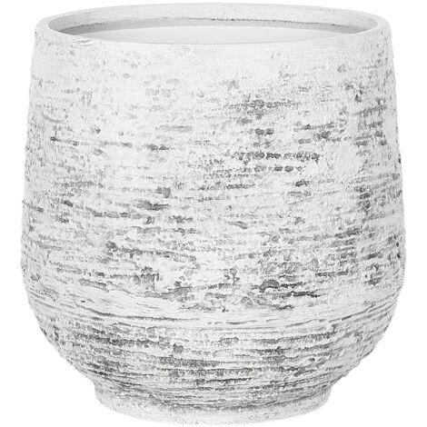 The HC Companies Sottovaso rotondo classico in plastica, 40,6 x 40,6 x 7,6 cm, per interni ed esterni, 40,6 x 40,6 x 7,6 cm, grigio caldo